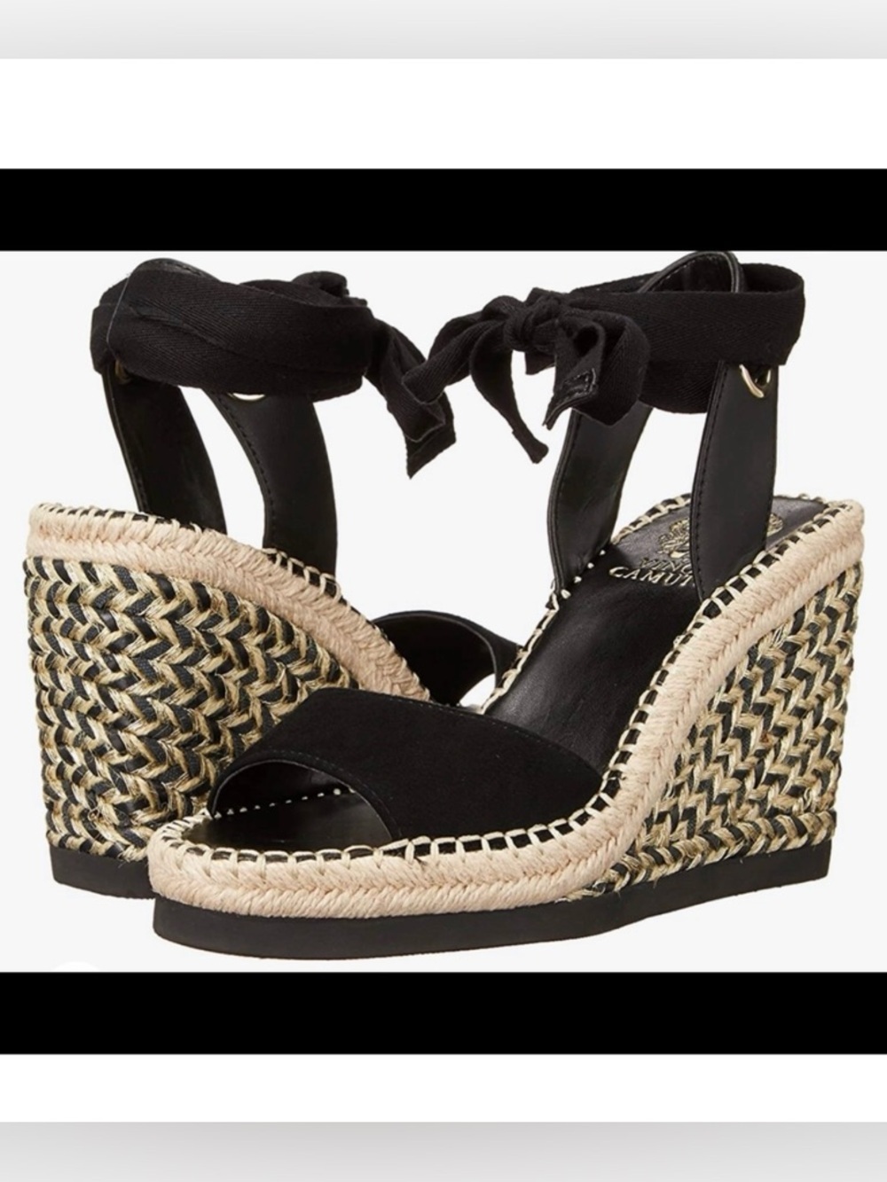 Vince Camuto Women's Bendsen Espadrille Wedges Size 8.5